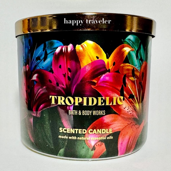 TROPIDELIC 3 Wick Candle - Picture 1 of 3